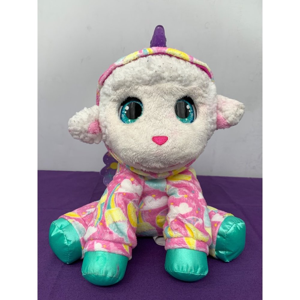 Habsro Sweet Jammiecorn Lamb Interactive Plush 10 Inch Stains Working